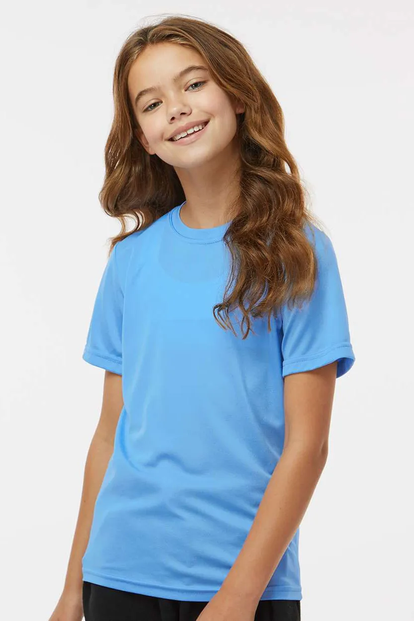 Augusta Sportswear Youth Nexgen Moisture Wicking Short Sleeve Crewneck T-Shirt - Columbia Blue