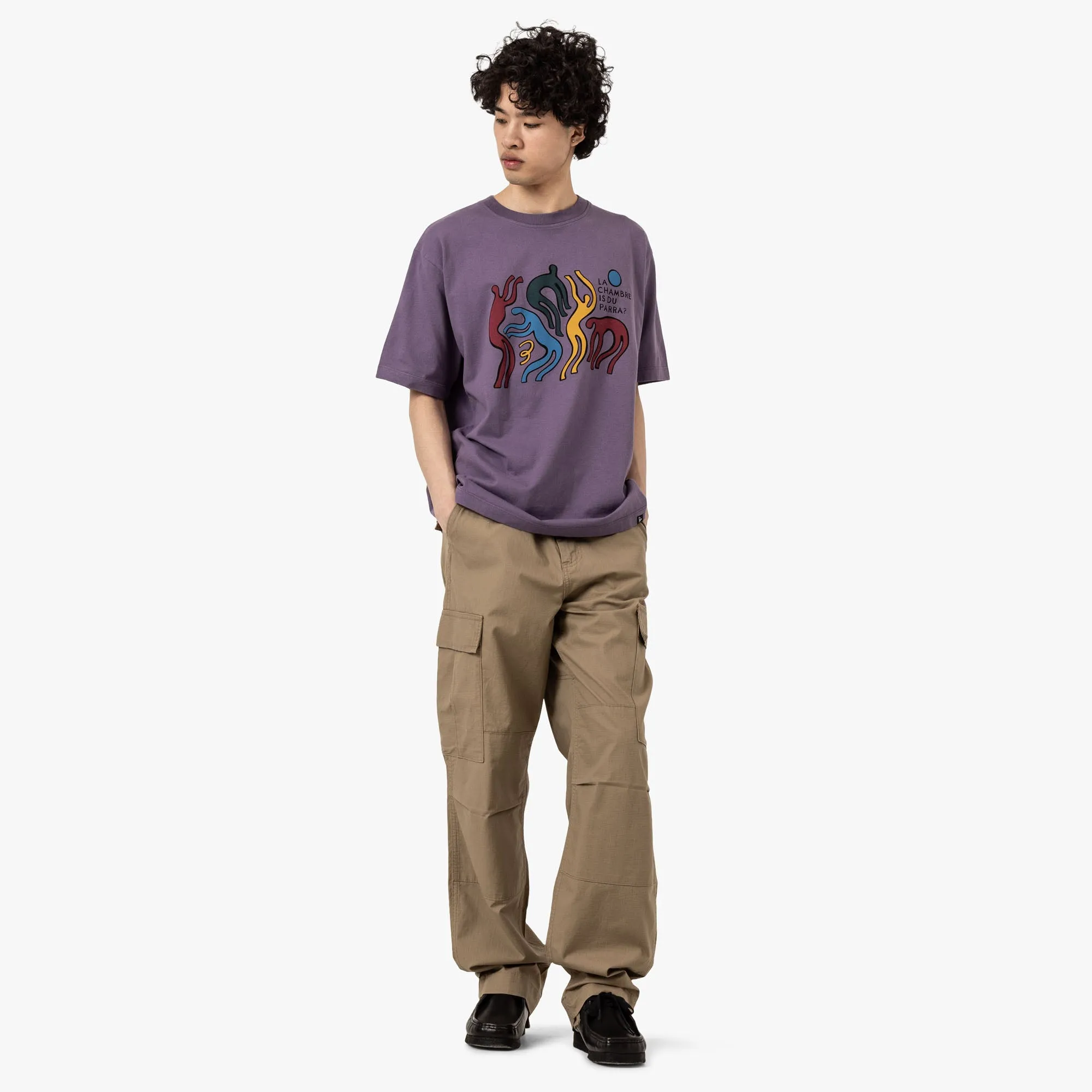 by Parra La Chambre Nuit T-Shirt Purple