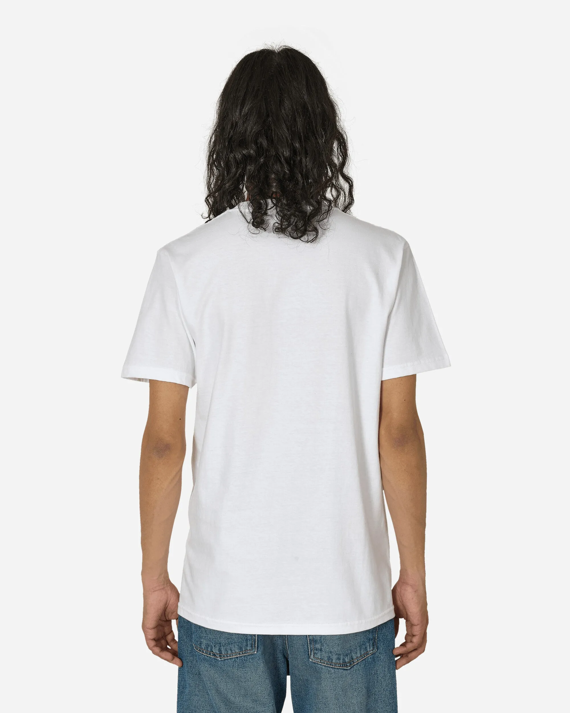 Curved Logo T-Shirt White / Green