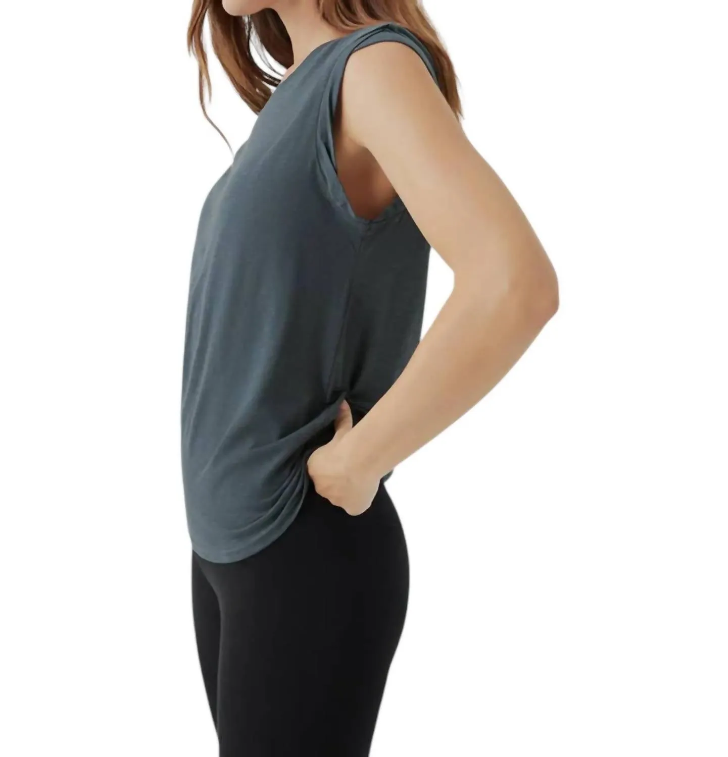 Featherweight Slub Muscle Tee In Ore