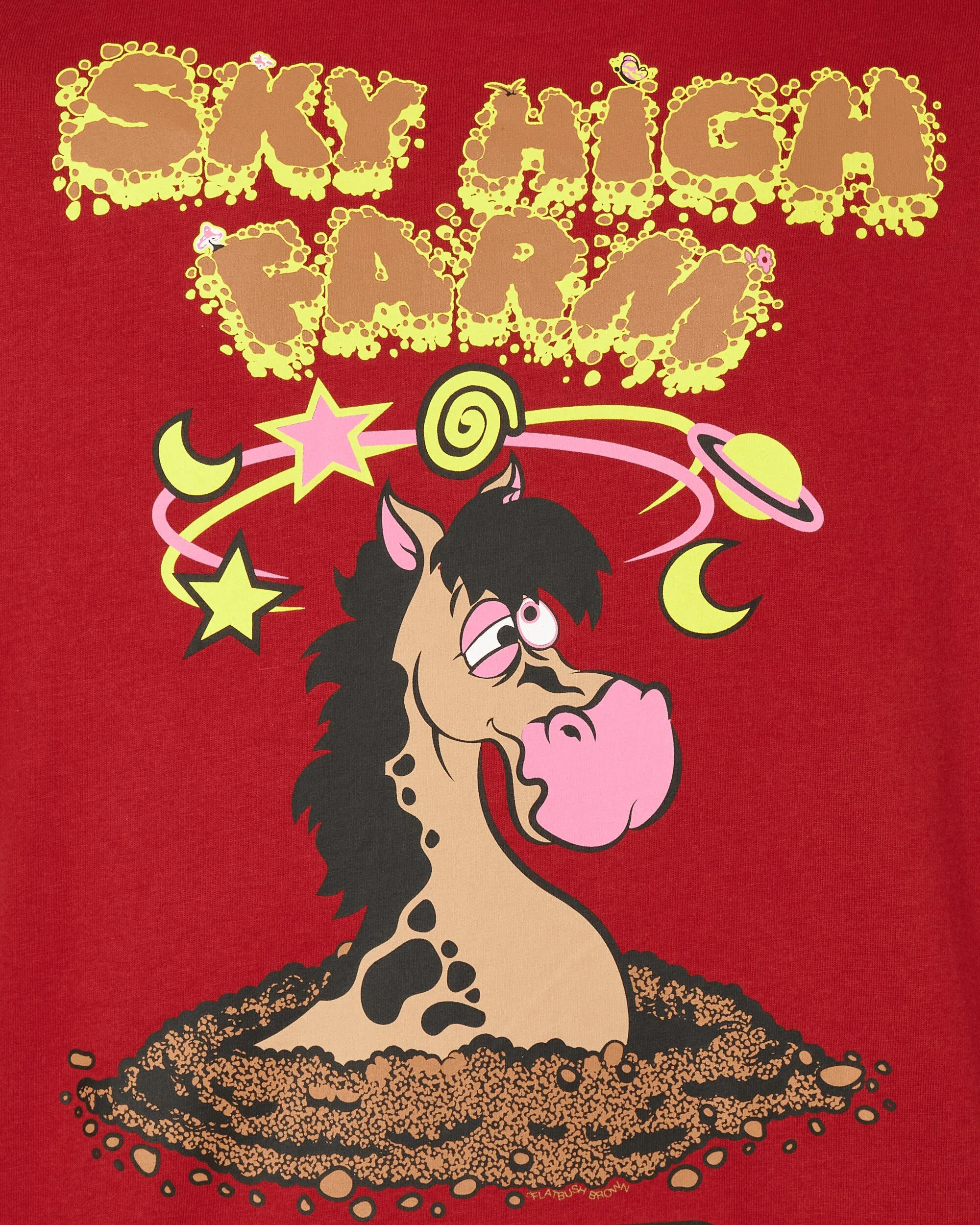Flatbush Printed T-Shirt Red