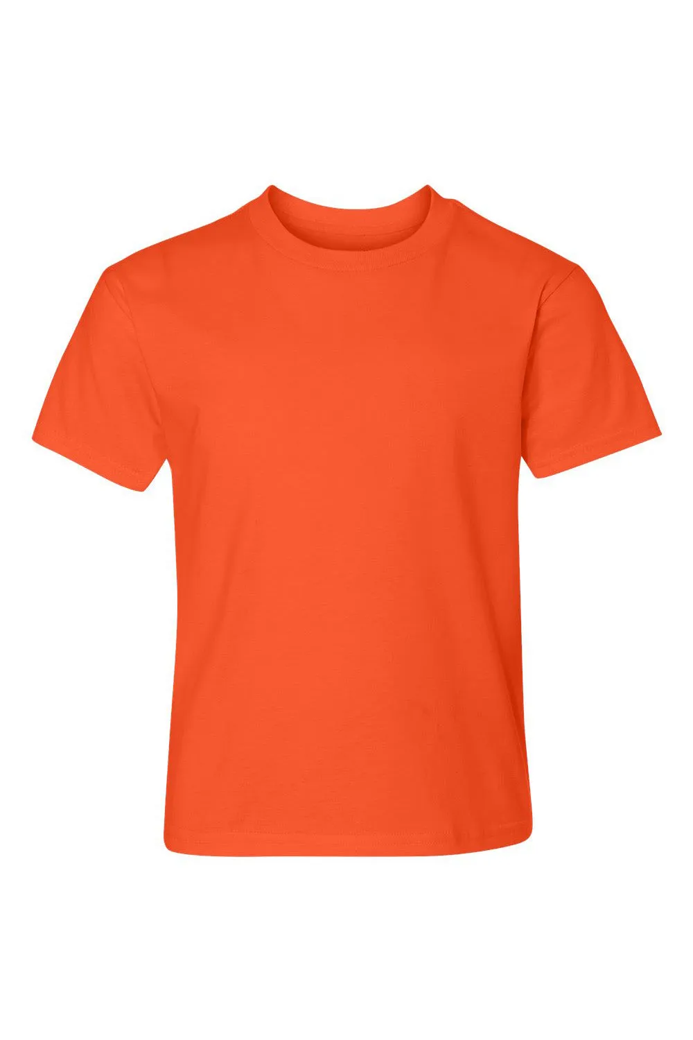Hanes Youth Nano-T Short Sleeve Crewneck T-Shirt - Orange