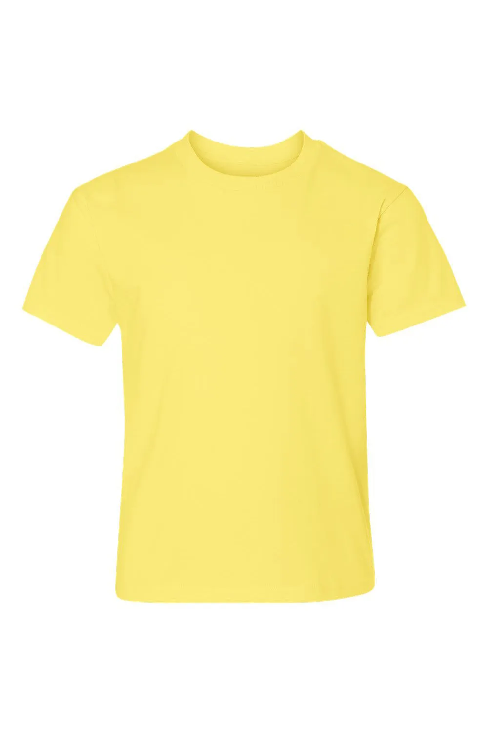 Hanes Youth Nano-T Short Sleeve Crewneck T-Shirt - Yellow