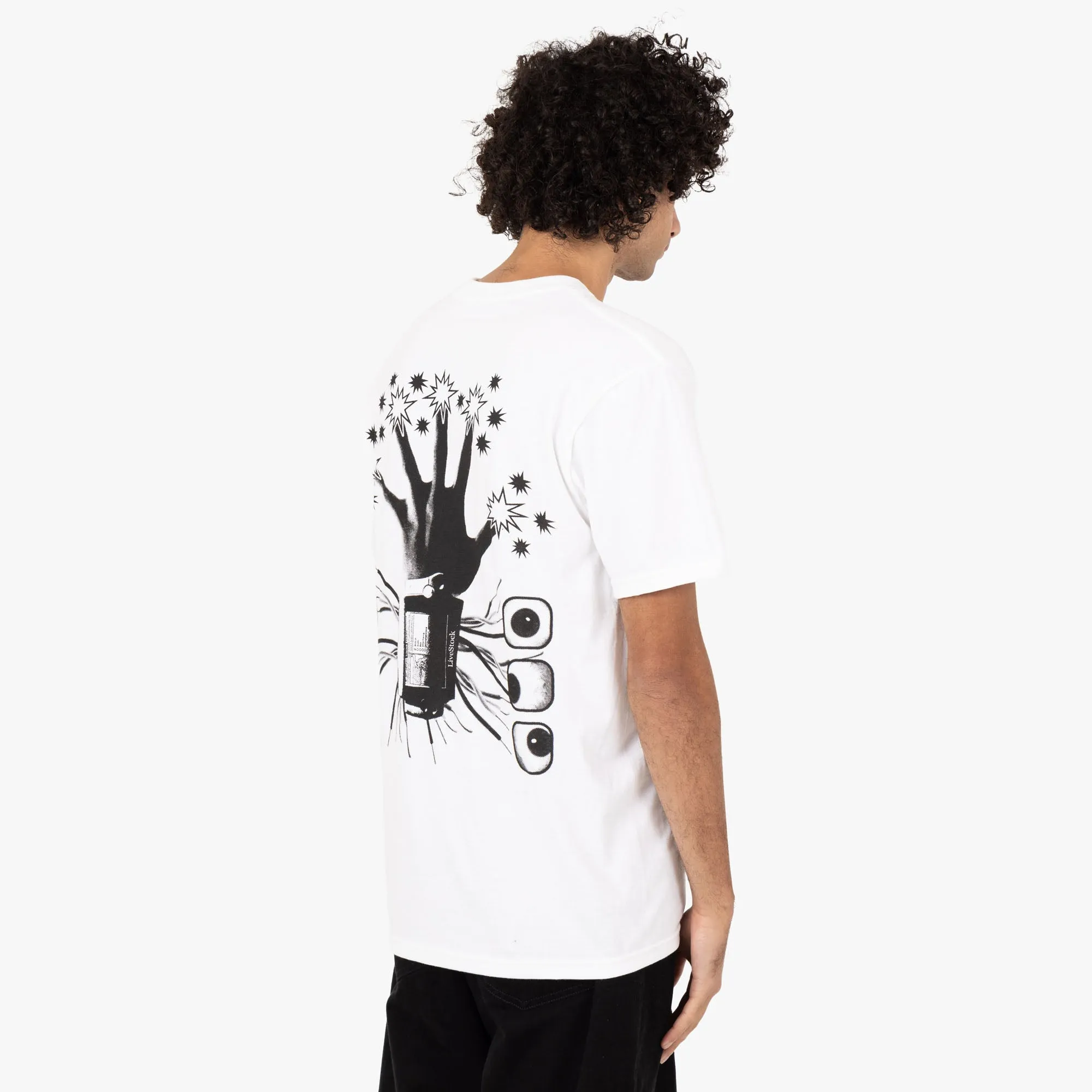 Livestock Chain Logo Early Adopter T-shirt / White