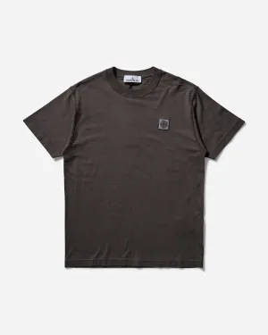 Men's Garment Dyed Logo T-Shirt Black