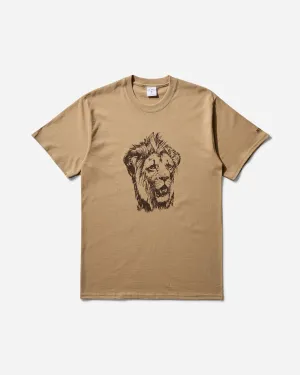 Men's Lion Head T-Shirt Sand