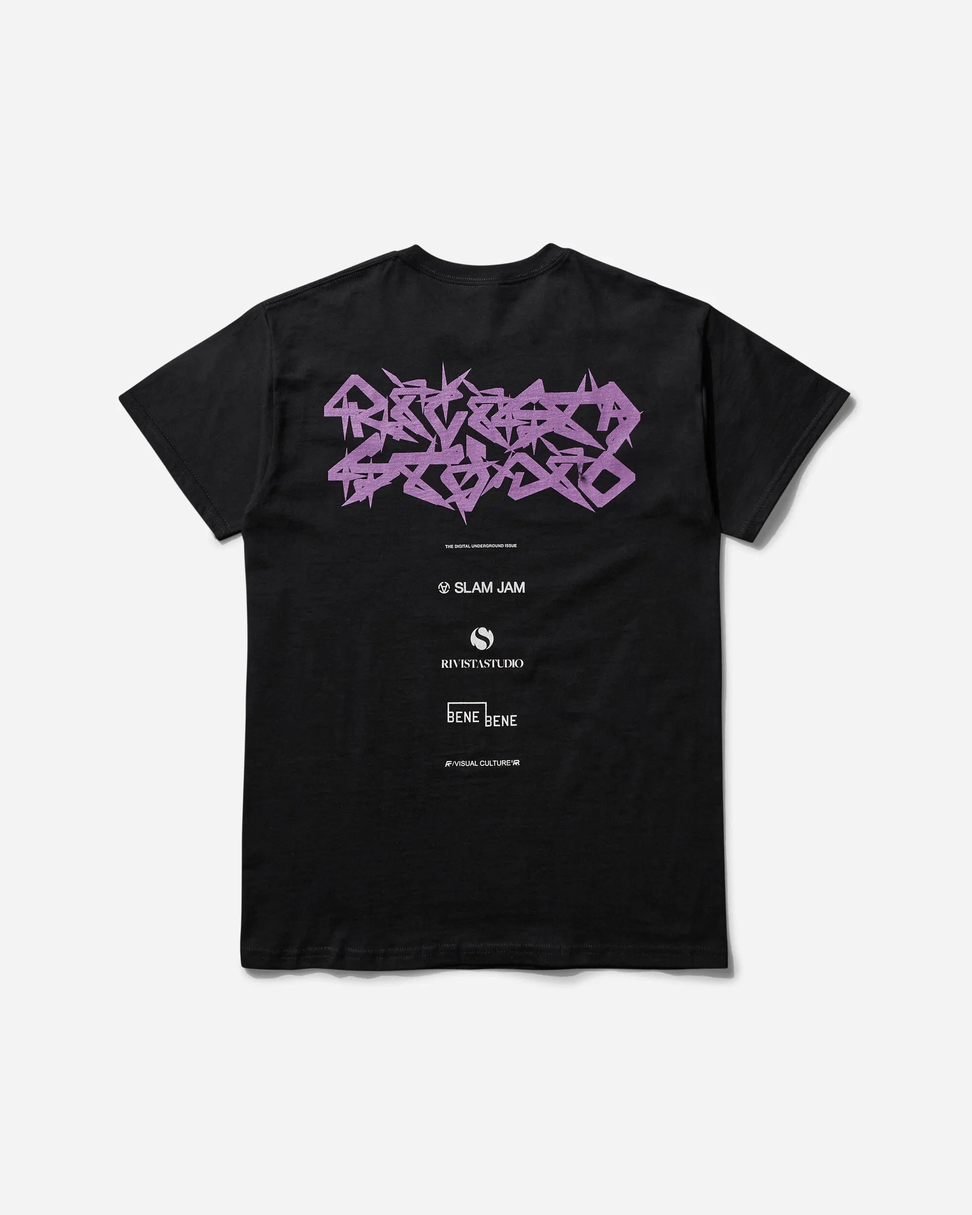 Men's Slam Jam x Rivista Studio “Digital Underground” T-Shirt Black