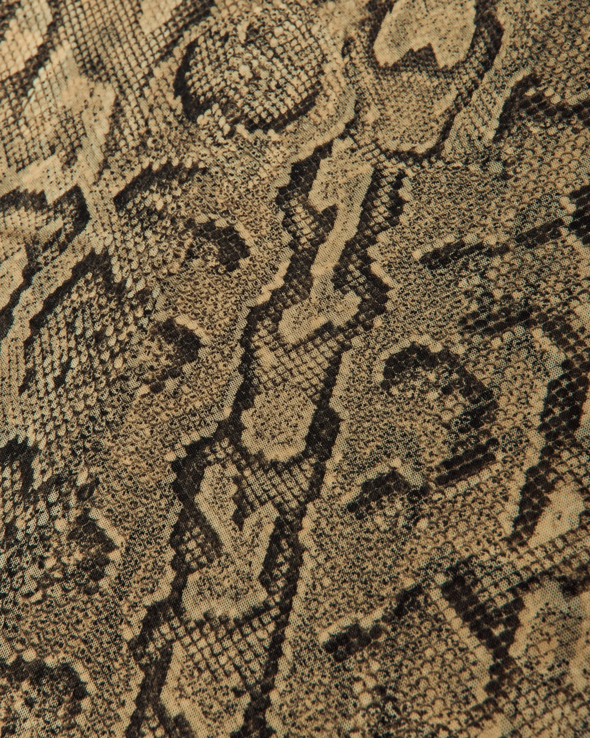 Men's Snake Print Longsleeve T-Shirt Sand