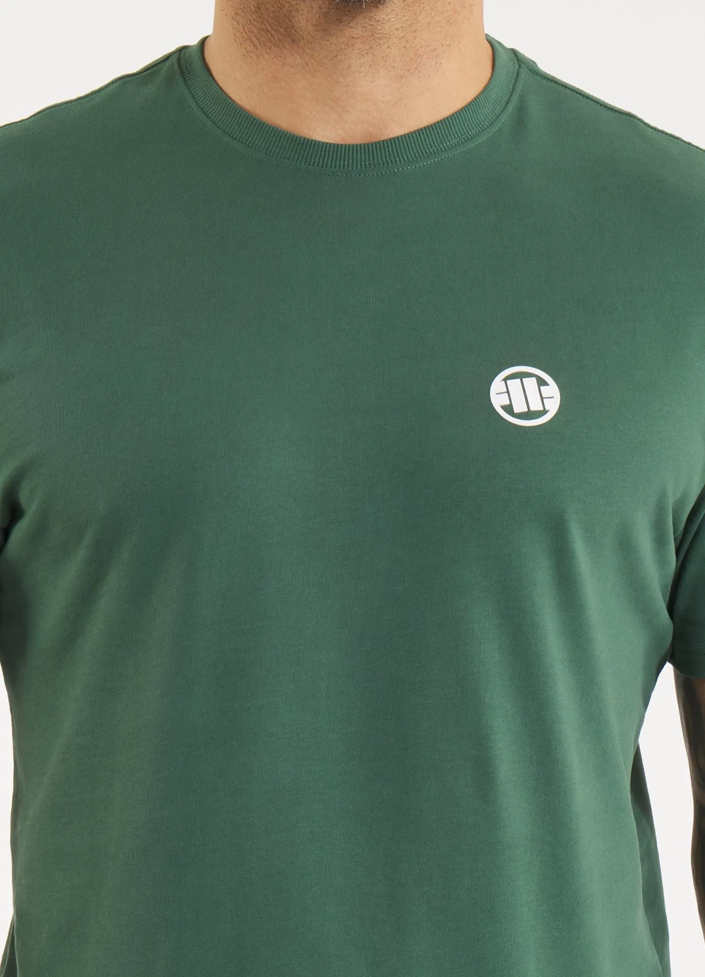 Men's T-Shirt Garment Washed SMALL LOGO - Olive