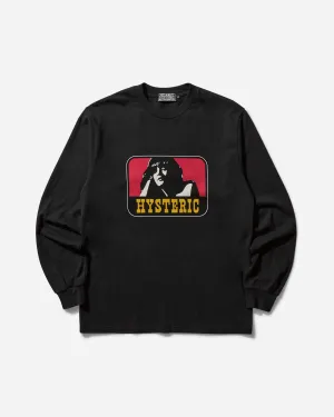 Men's Untamed Girl Longsleeve T-Shirt Black