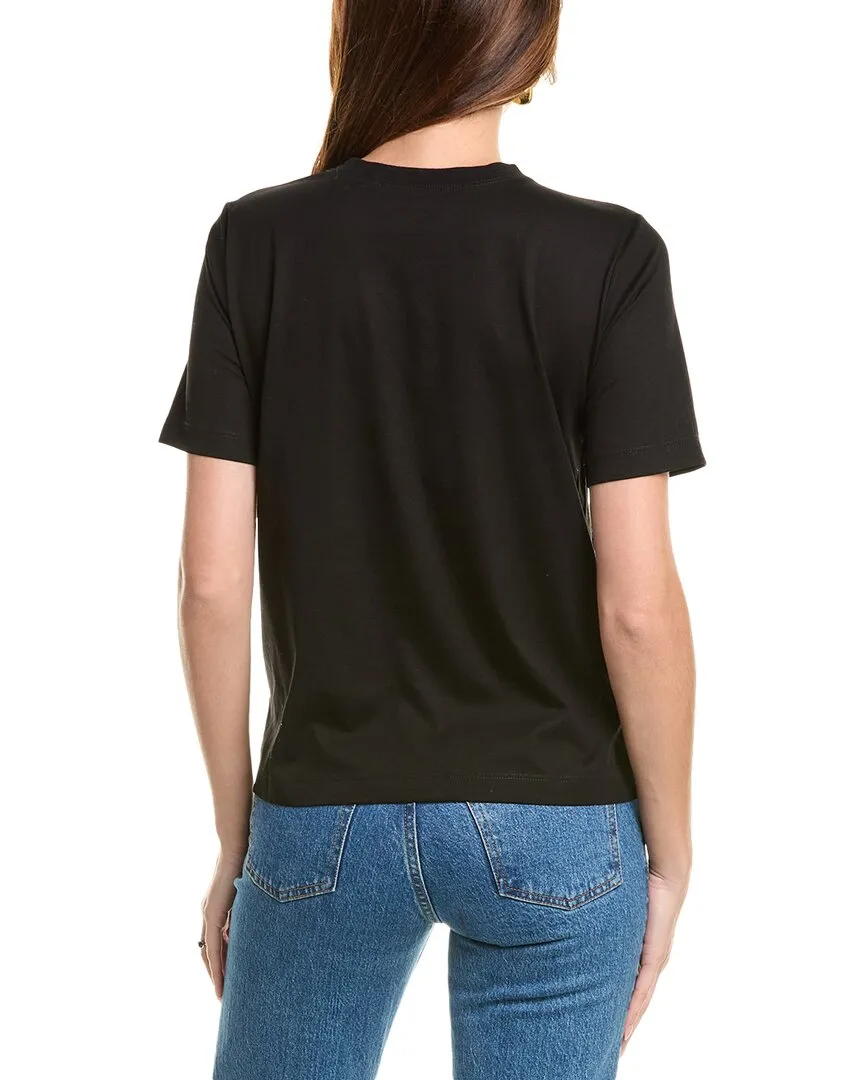 Oscar de la Renta Cactus Applique T-Shirt