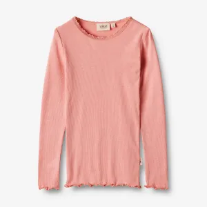 Rib T-Shirt L/S Reese - rosette