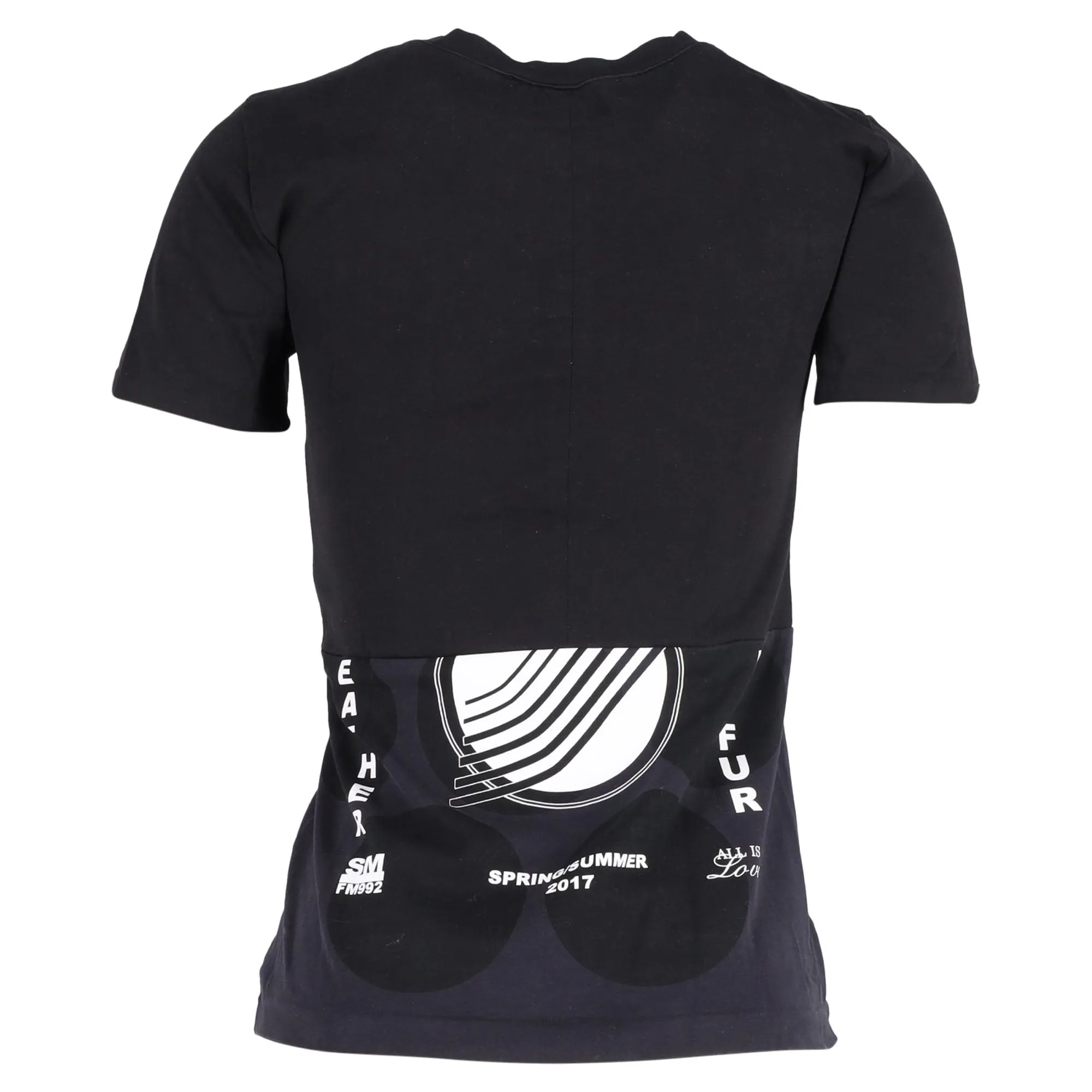 Stella McCartney Jersey No Leather Surf Print T-Shirt in Black Cotton